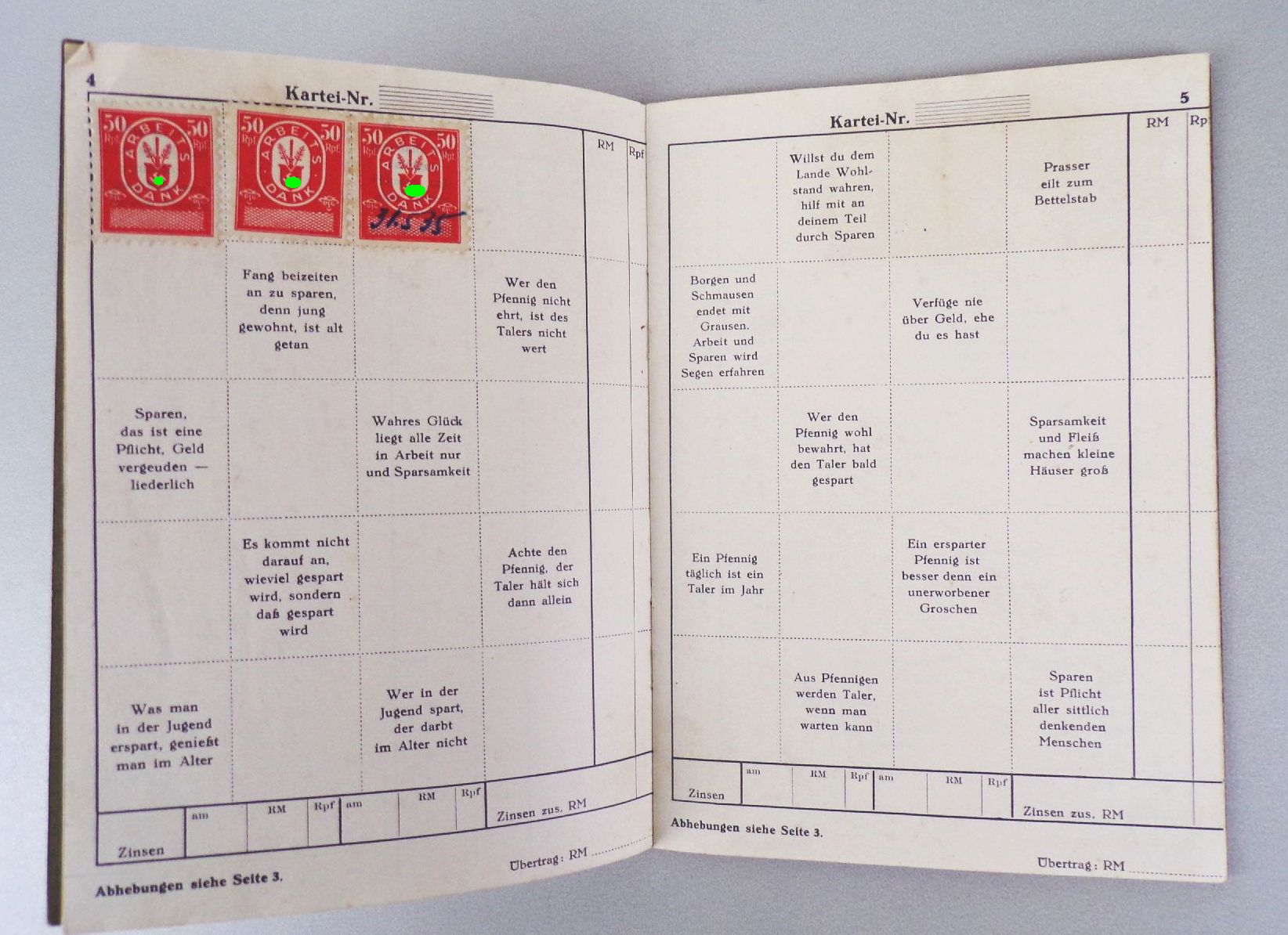 Sparmarkenbuch Bremen 1935 Sparkasse Arbeits Dank Drittes Reich Sparmarkenbuch Bremen 1935 Sparkasse Arbeits Dank Drittes Reich