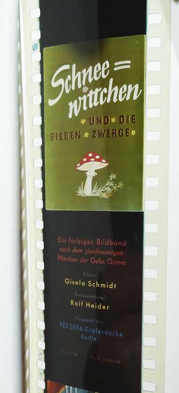 Defa Color Bildband 96 Schneewittchen DDR Diafilm Bakelitdose ! 
