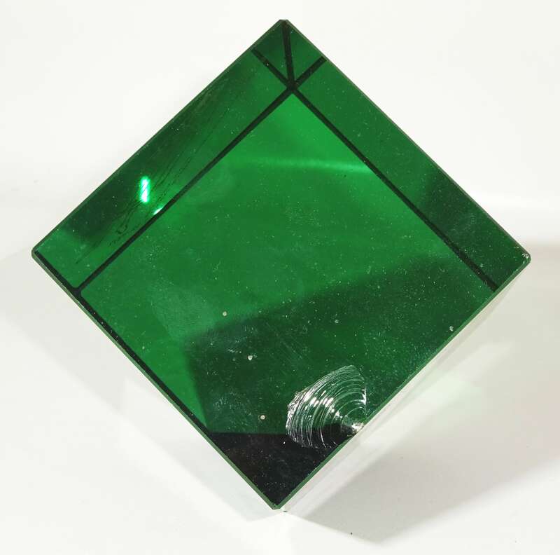 Auszeichnung VEB Jena Glaswerk Schott 1972 Briefbeschwerer paperweight