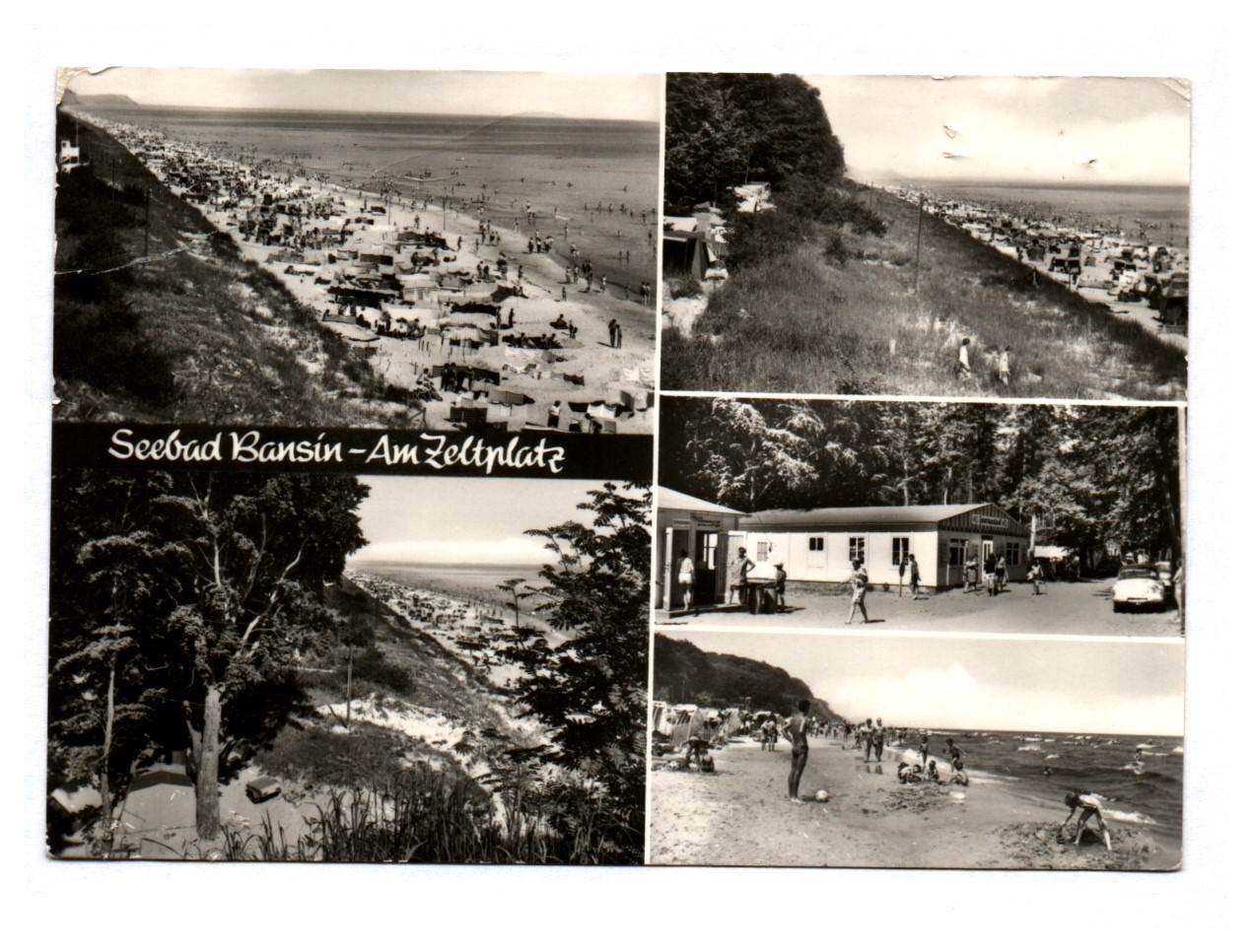 Ak Seebad Bansin Am Zeltplatz DDR Ak Seebad Bansin Am Zeltplatz DDR