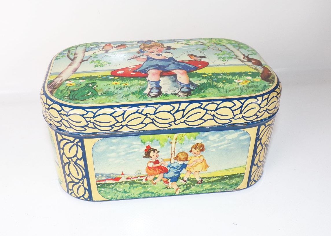 Alte Blechdose Kinder Motiv Oetken und Goedeke Bremen Kaffee Dose Alte Blechdose Kinder Motiv Oetken und Goedeke Bremen Kaffee Dose