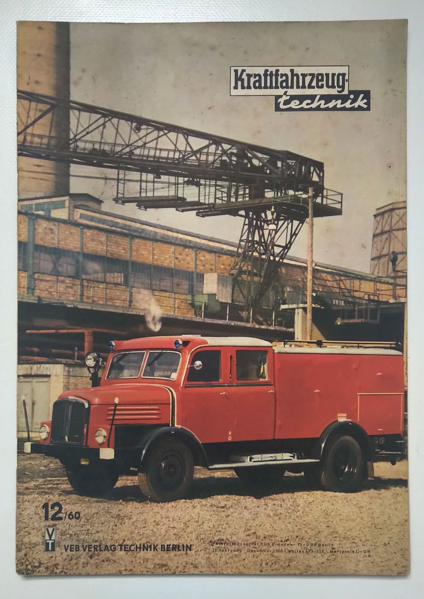 Kraftfahrzeugtechnik Zeitschrift DDR Nr 12 Neue Moped Konstruktionen 1960