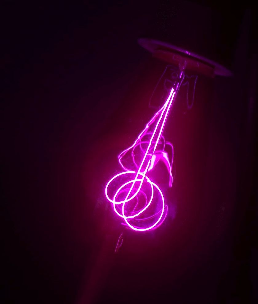 Alte Kohlefaden Glühlampe 220 V 25 W Wedel Blau Vintage Birne