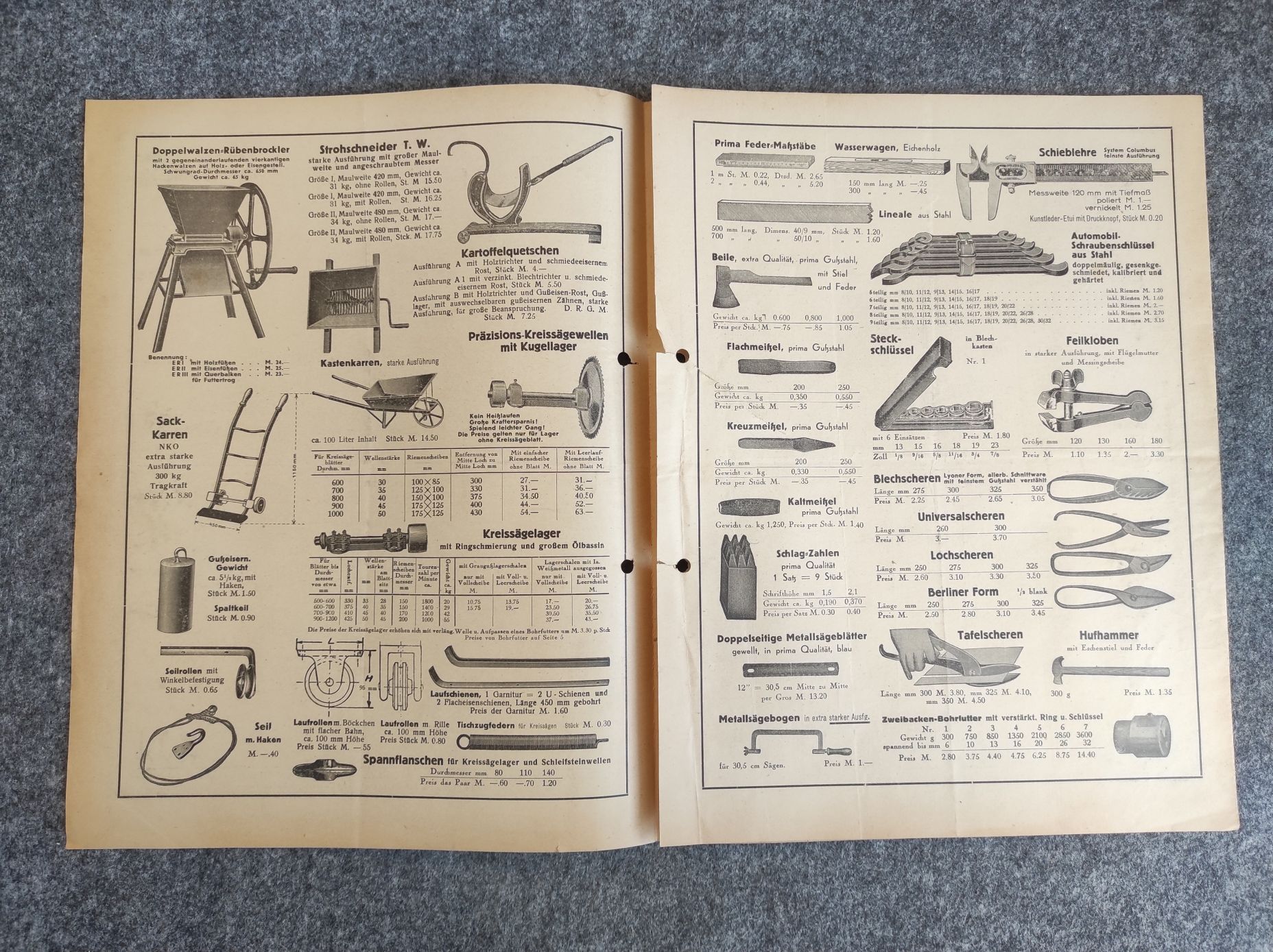 Reis Co Würzburg Werkzeuge und Maschinen 1931 Preisliste Reis Co Würzburg Werkzeuge und Maschinen 1931 Preisliste