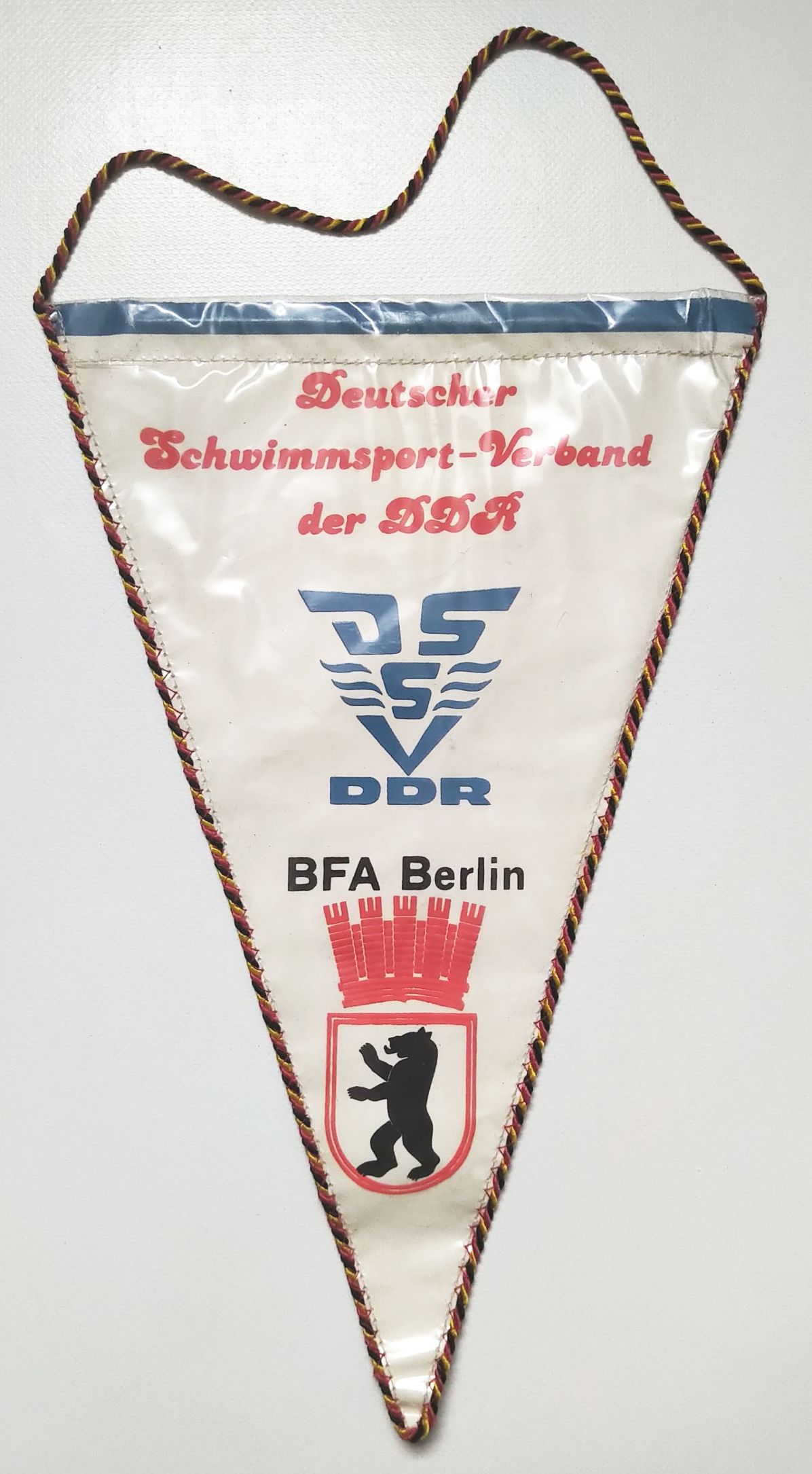 Wimpel Deutscher Schwimmsport Verband DDR BFA Berlin