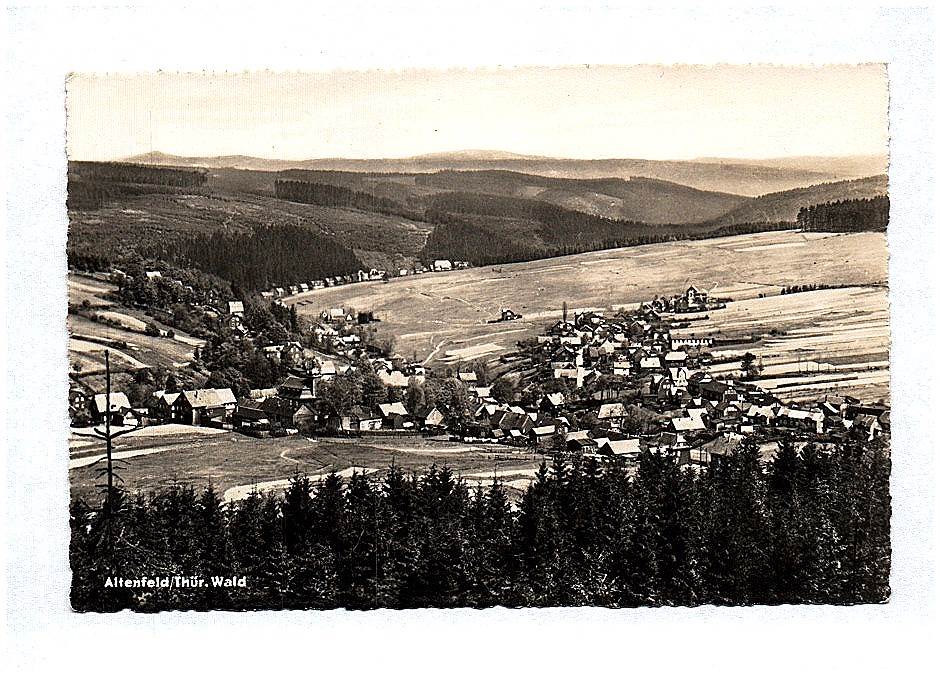 Ak Foto Altenfeld Thüringer Wald DDR Postkarte Ak Foto Altenfeld Thüringer Wald DDR Postkarte