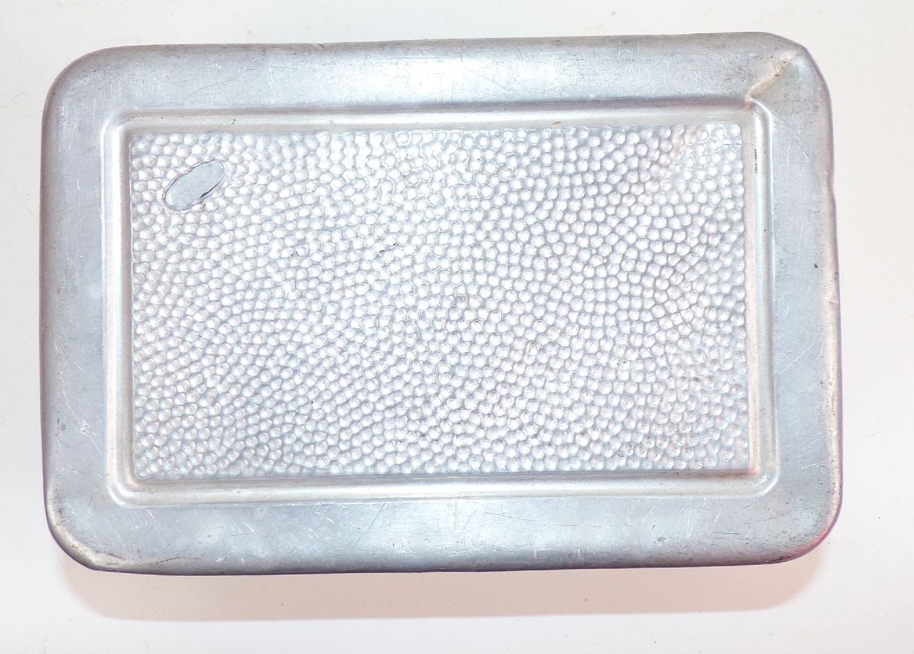 DDR Brotdose Aluminium Bemmbüchse XL Pausenbrot Alu Box vintage