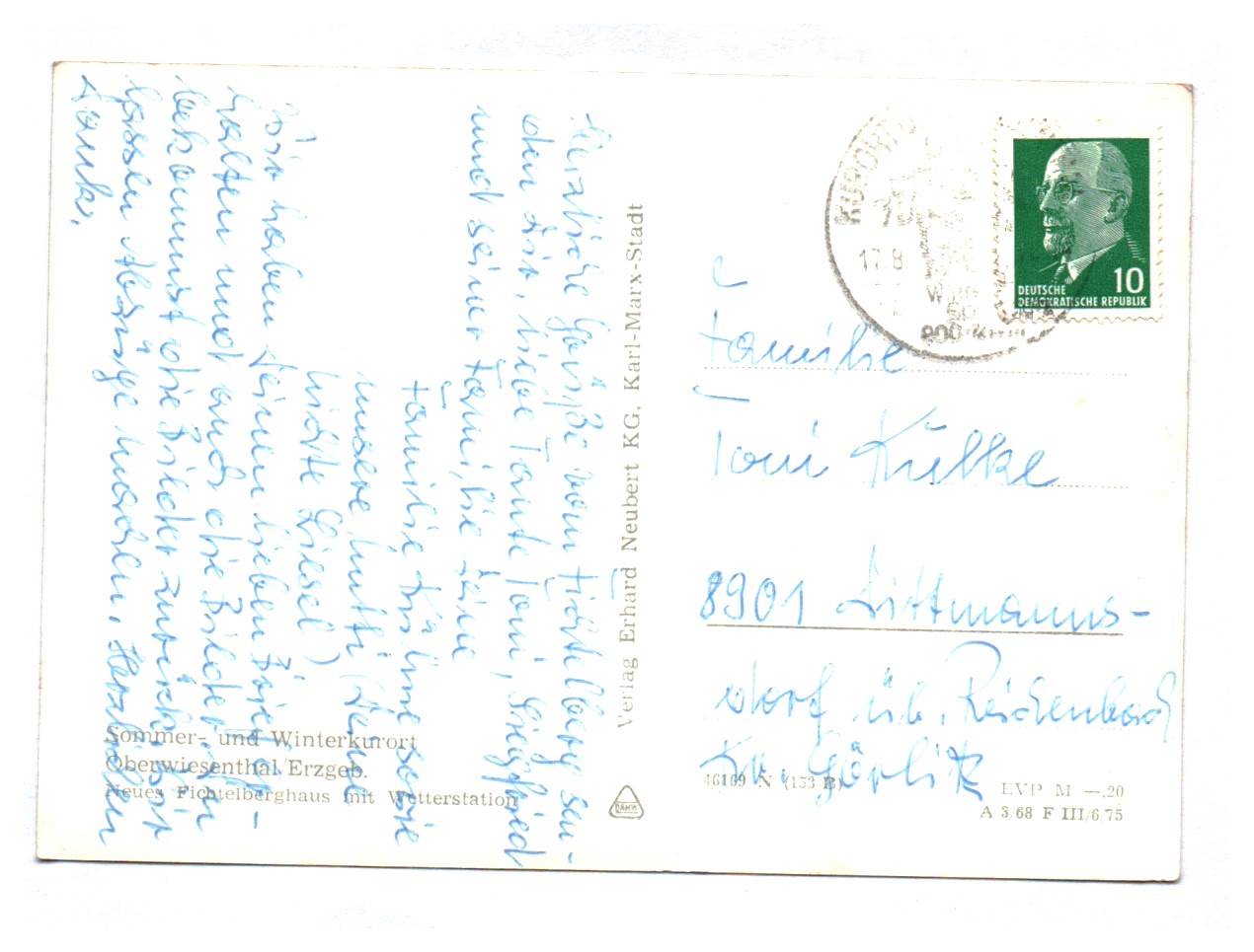 Ak Foto Neues Fichtelberghaus mit Wetterstation Erzgebirge Oberwiesenthal DDR Ak Foto Neues Fichtelberghaus mit Wetterstation Erzgebirge Oberwiesenthal DDR