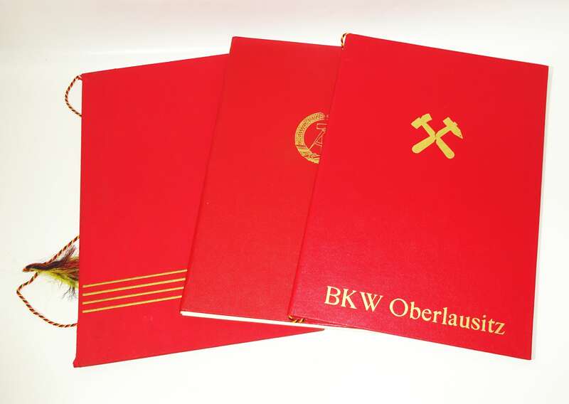 DDR Urkunden Nachlass Bergbau Hagenwerder Tagebau 1976 bis 1989
