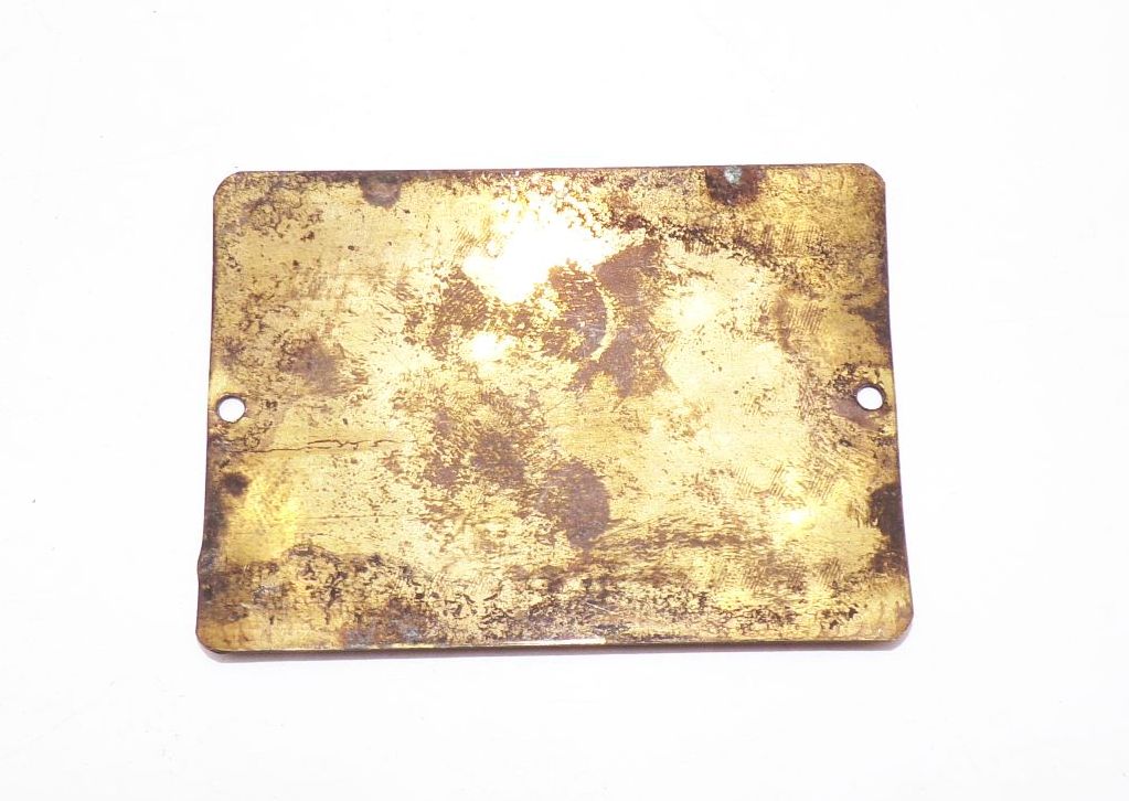 Altes Typenschild SHW5 3PS wohl von Elektromotor Altes Typenschild SHW5 3PS wohl von Elektromotor