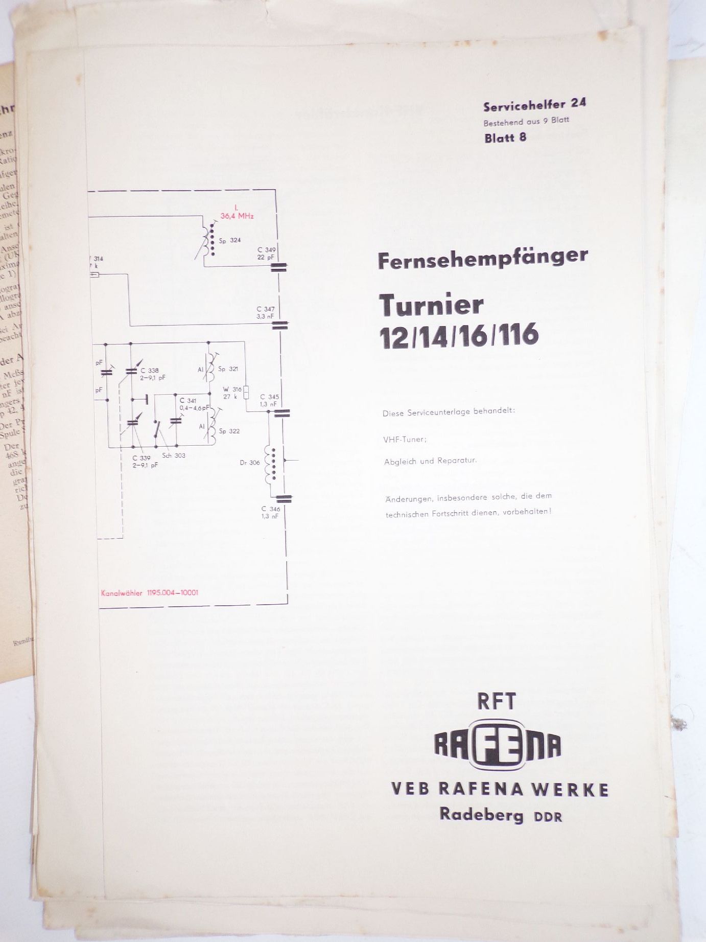Konvolut Schaltbilder Schalttafeln Rafena Fernseher DDR RFT Gleichrichter 