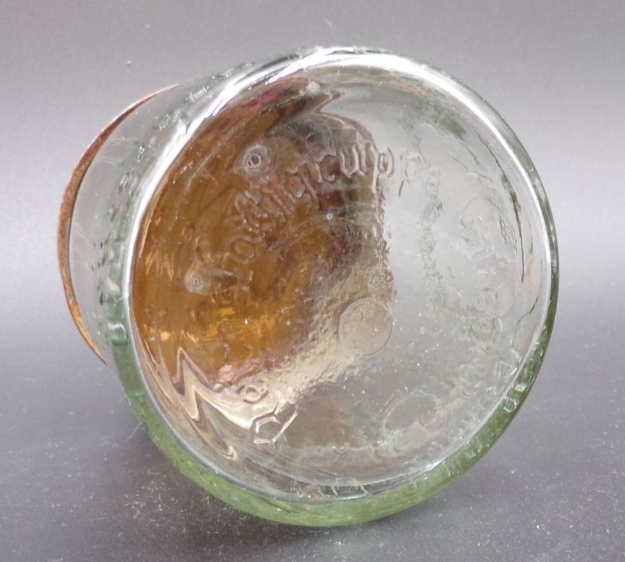 Altes Honig Glas Reichsfachgruppe Imker echter deutscher Honig 1930er mit Deckel