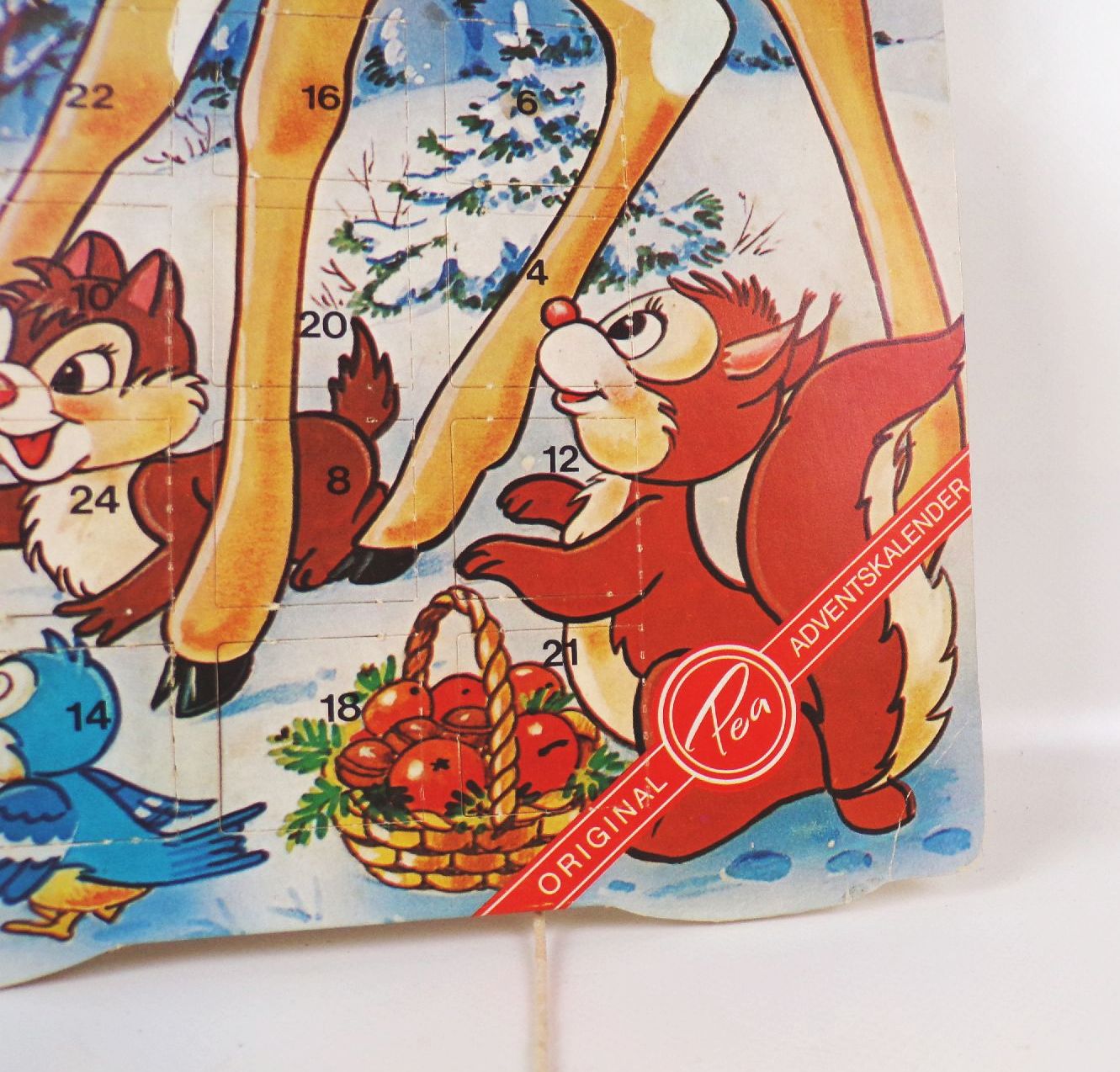 Alter Pea Adventskalender Disney Bambi Klopfer Weihnachtsmann