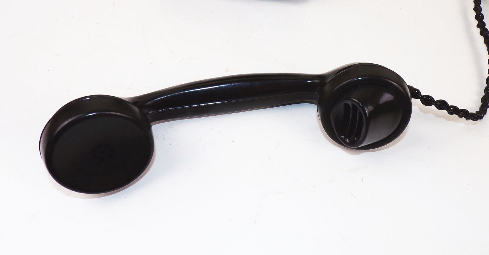 Nordfern W38 Telefon Schwarz Bakelit mit Wählscheibe true vintage