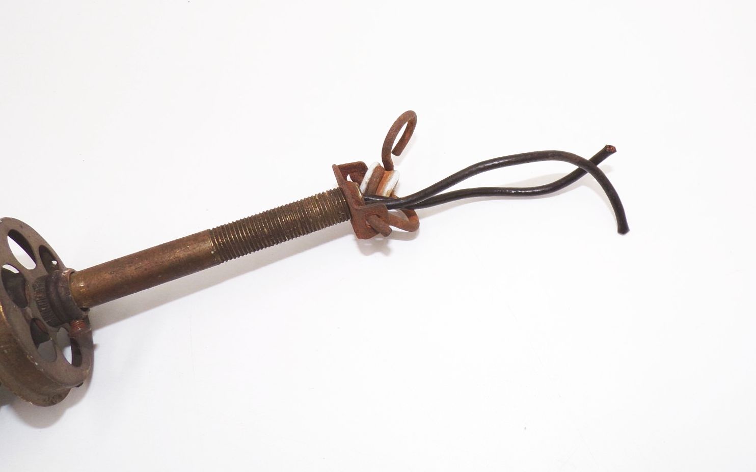 Alte Lampenfassung Messing Antik E27 Lampensockel altes Lampenersatzteil