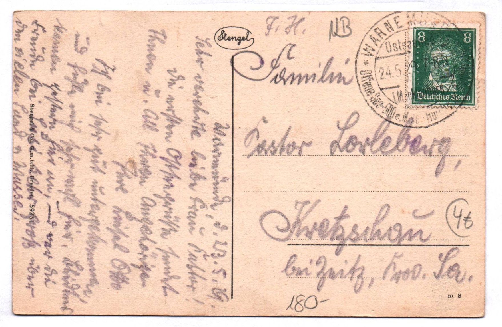 Litho Ak Warnemünde Westmole Fährschiff auslaufend 1929 Litho Ak Warnemünde Westmole Fährschiff auslaufend 1929