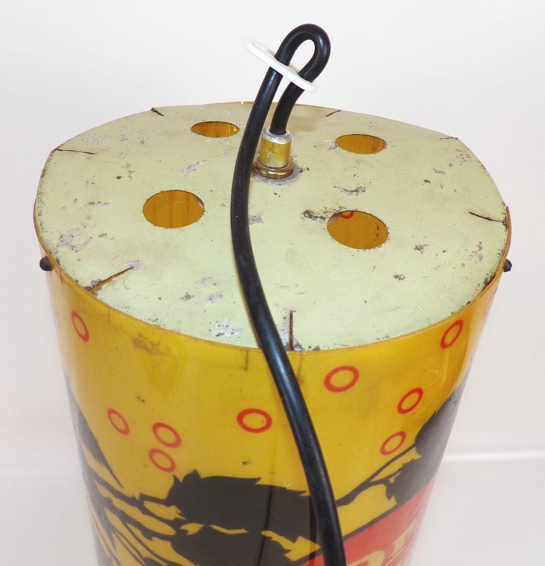 Alte Reklame Leuchte Dr Dralle Birkenhaarwasser Frisör Kosmetik Drogerie