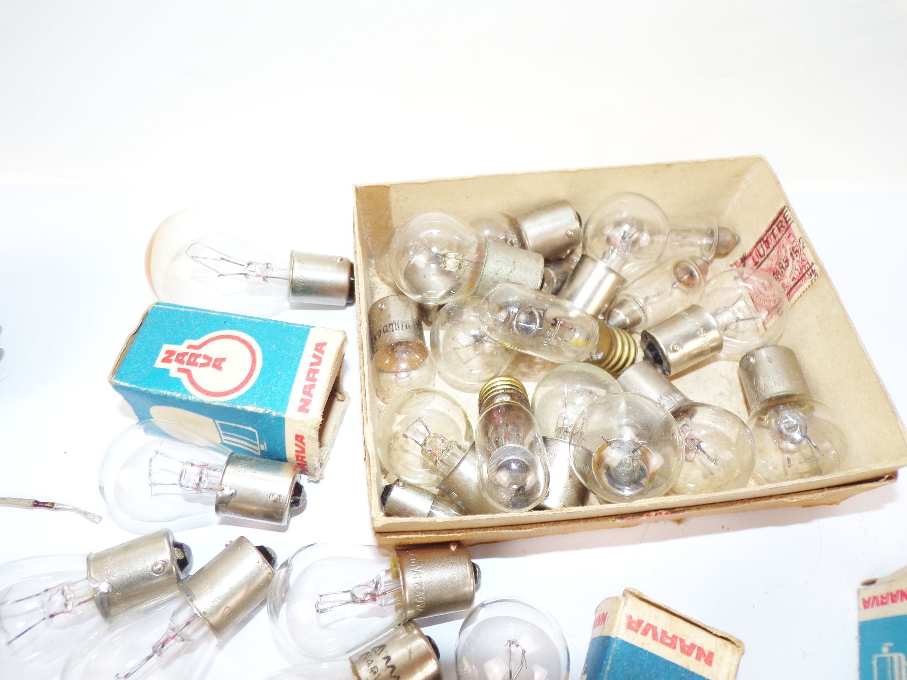 Konvolut Autolampen Beleuchtung Leuchtmittel Narva Wartburg Trabant Oldtimer