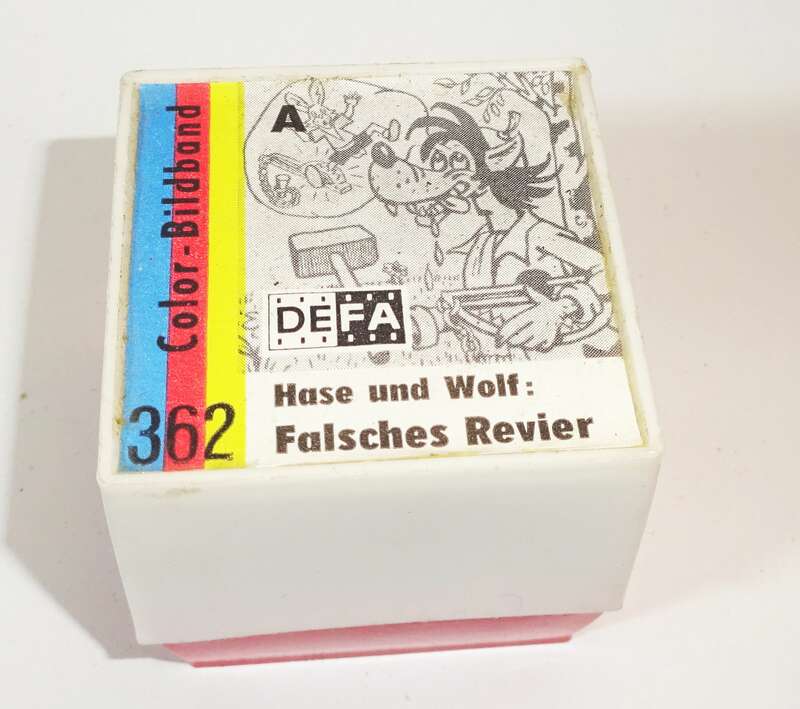 Defa Color Bildband 362 Hase und Wolf Falsches Revier Diafilm Rollfilm