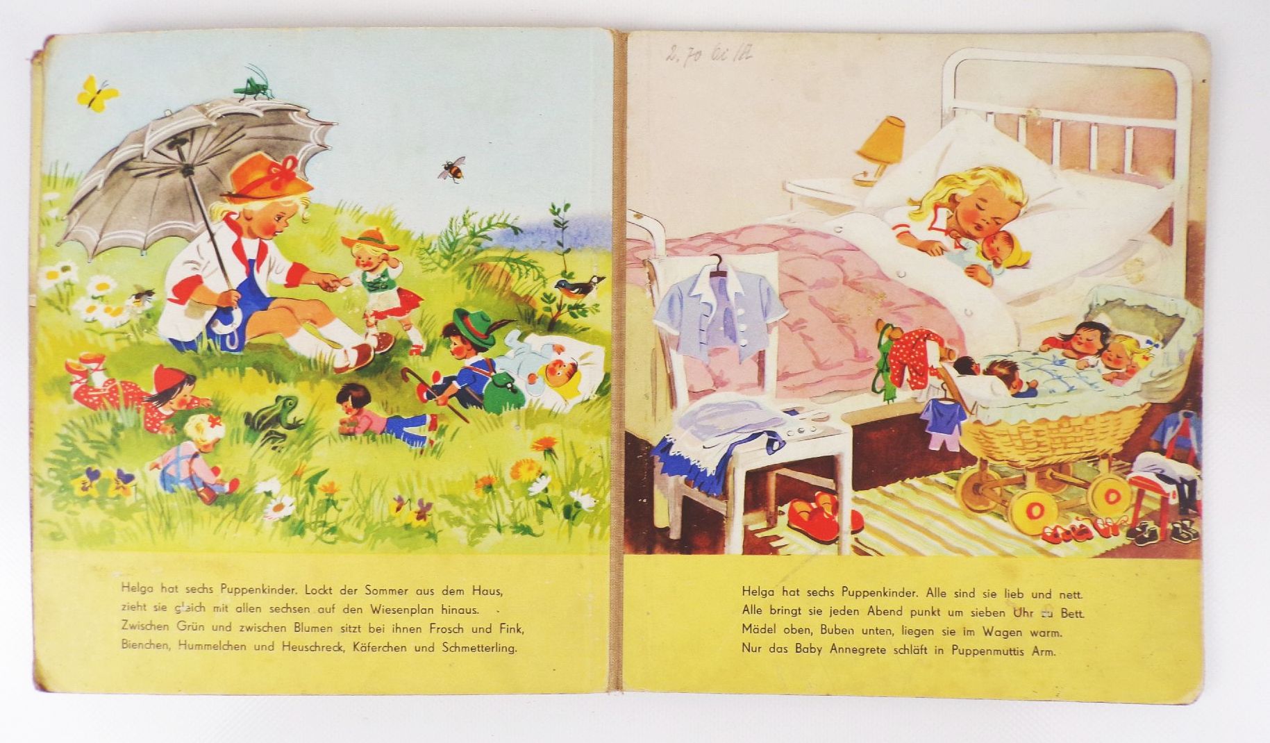 Helga und die Puppenkinder Hanna Roth Schaberschul Otto Ullmann DDR Kinderbuch Kopie
