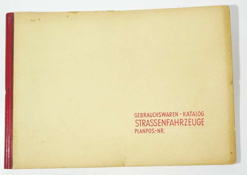 DDR Katalog Strassenfahrzeuge Auto Motorrad Fahrrad 1957 Rarität mit Preisliste Wartburg Simson Trabant Sachsenring Diamant Möwe 