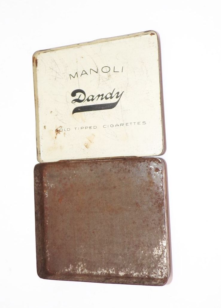 Alte Manoli Blechdose Dandy Cigarettes 