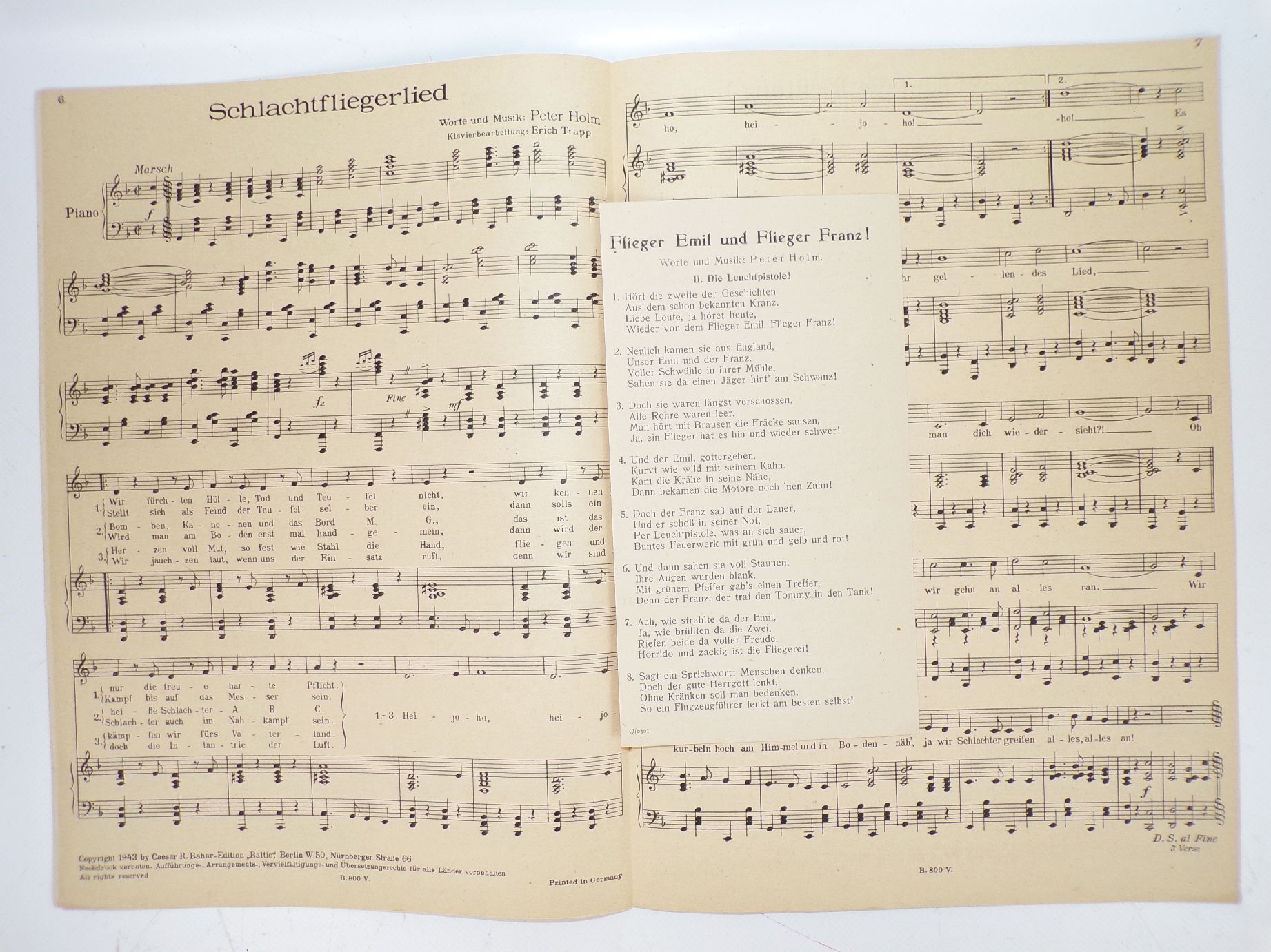 Zackig Zackig ist die Fliegerei 2 Wk WW2 Noten Lieder Peter Holm Notenheft Zackig Zackig ist die Fliegerei 2 Wk WW2 Noten Lieder Peter Holm Notenheft