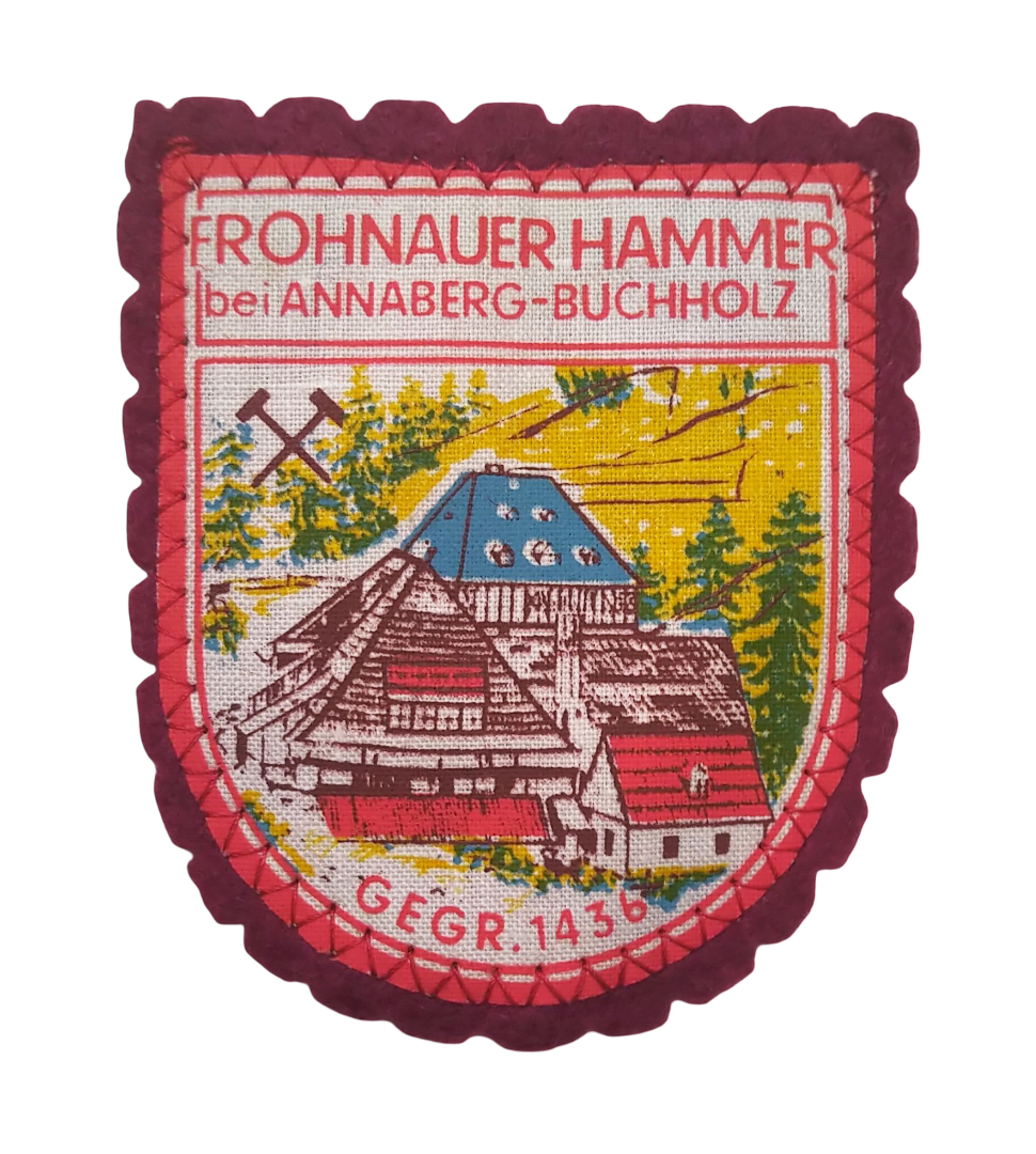 DDR Aufnäher patch Frohnauer Hammer Annaberg Buchholz DDR Aufnäher patch Frohnauer Hammer Annaberg Buchholz