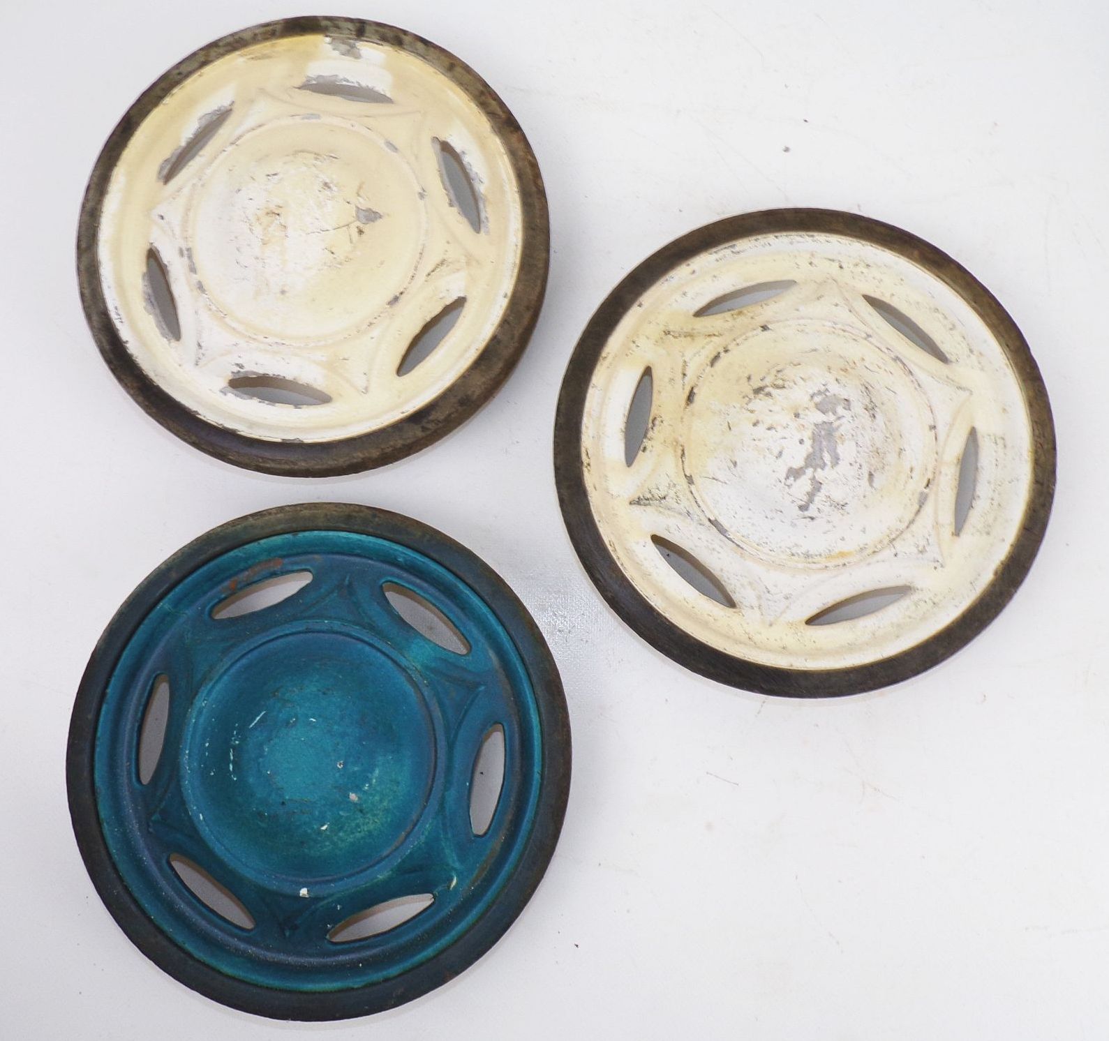 Alte Metallräder Kinderwagen Durchmesser 21 cm Rad Gummi Ersatzrad 