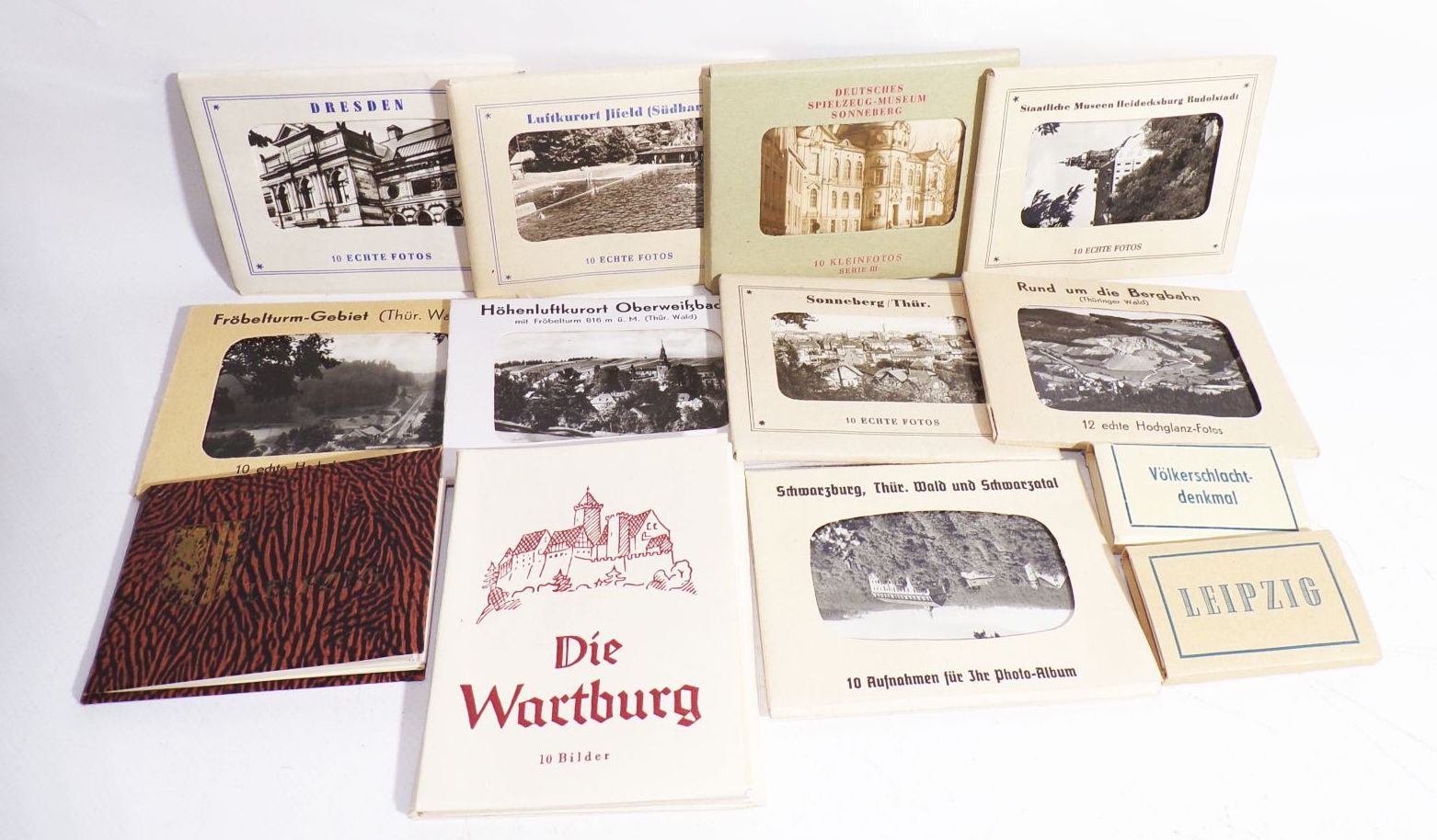 Konvolut DDR Fotomappen Andenken Leporello