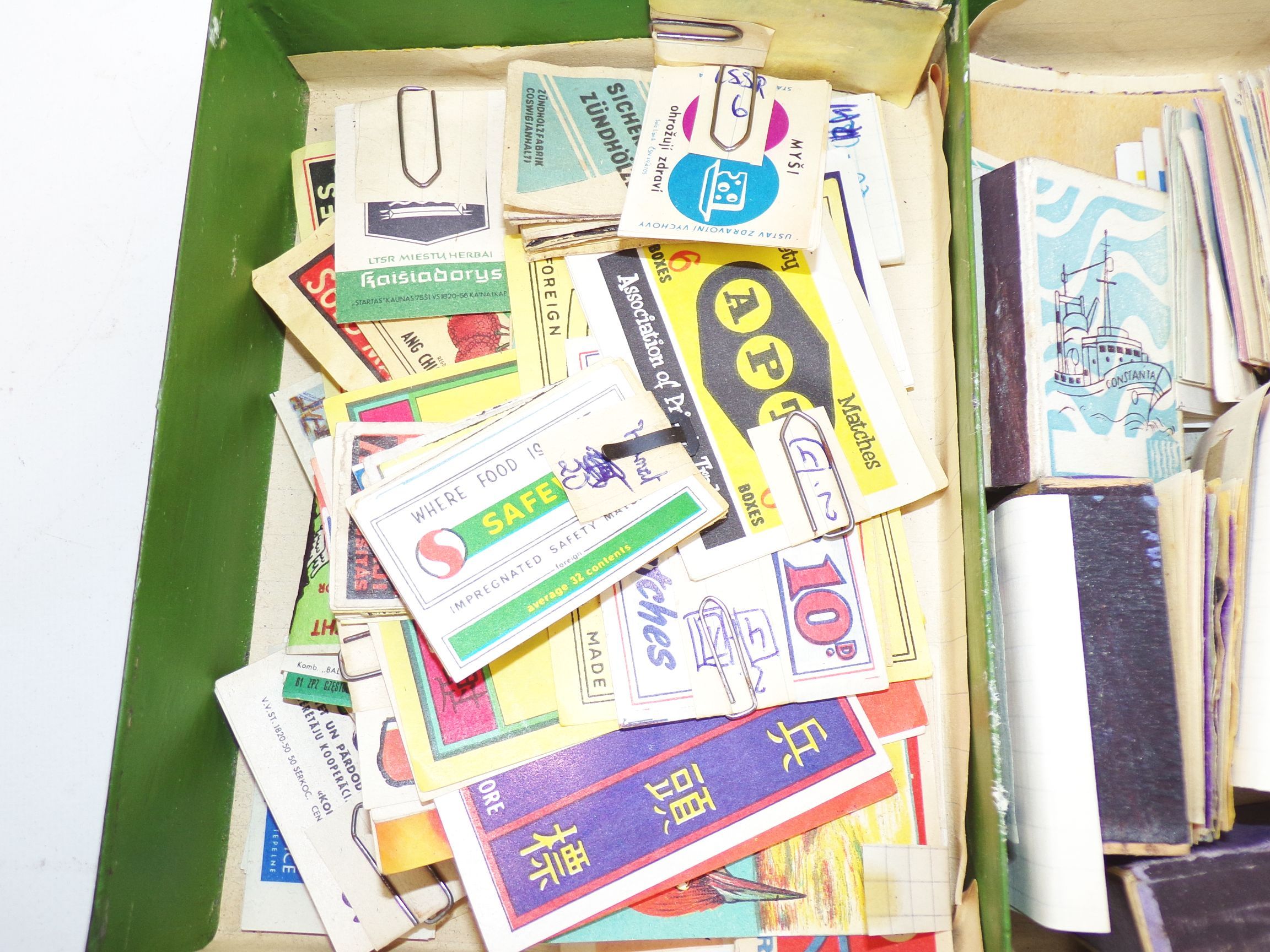 Konvolut Streichholzetiketten DDR CSSR Sowjetunion Sammler Fundgrube