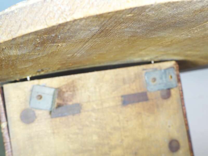 Schilderuhr um 1900 Wanduhr Deko zum herrichten