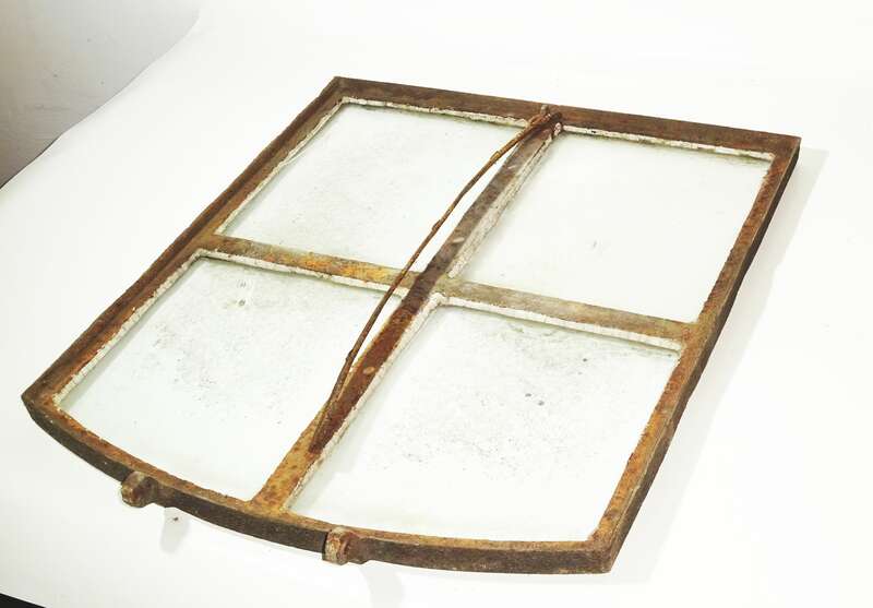 Altes Fenster Gusseisen Sprossenfenster Vintage Deko 