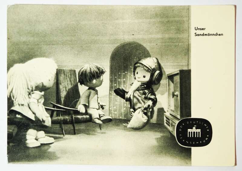 Ak Sandmann als Astronaut Kinder DDR Fernsehen 1964 Garloff 