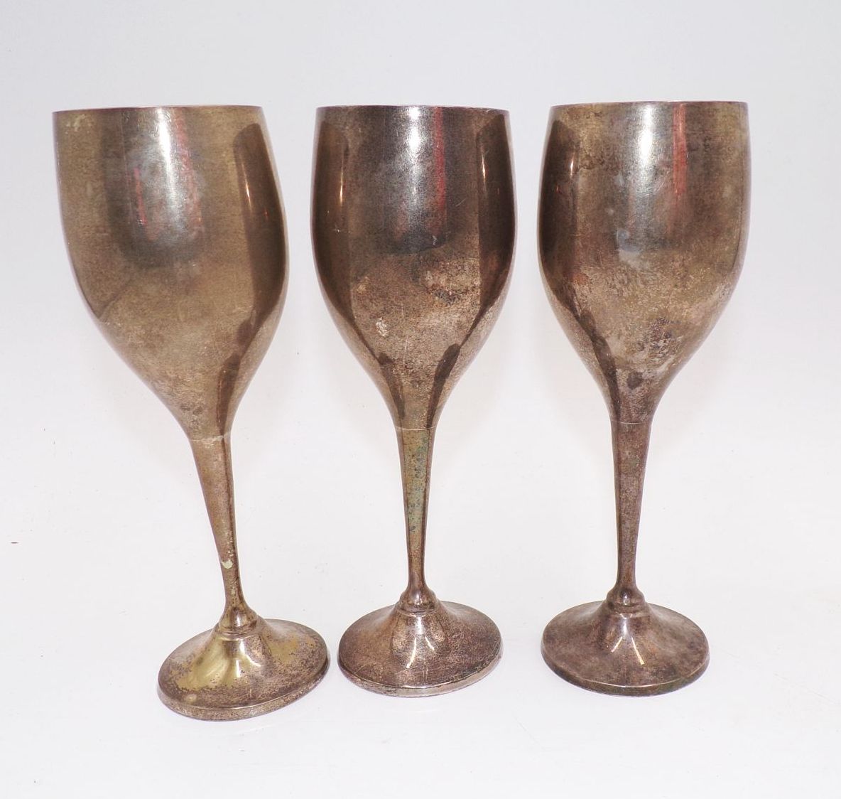Alte Römer Becher Metall 3 Stück Deko 