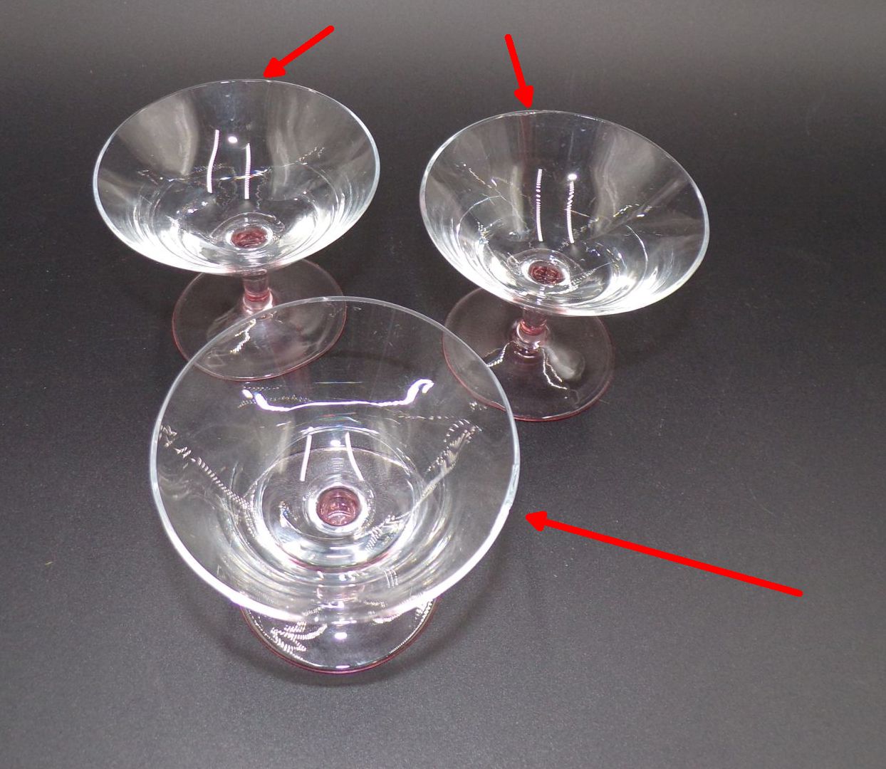 Likörglas 6 Stück Eierlikör Gläser Set Vintage 