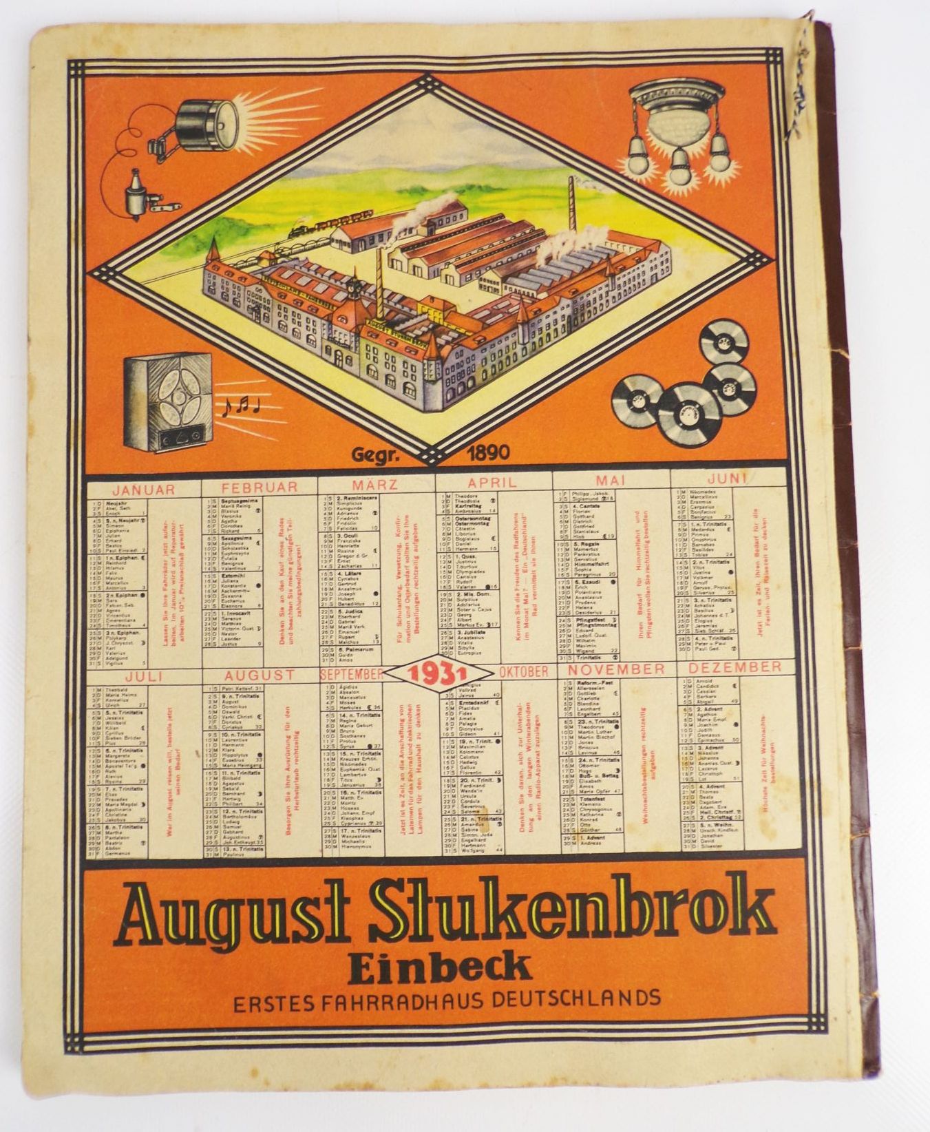 Stukenbrok Einbeck Katalog Fahrräder Spielzeug Ausgabe 41 Original