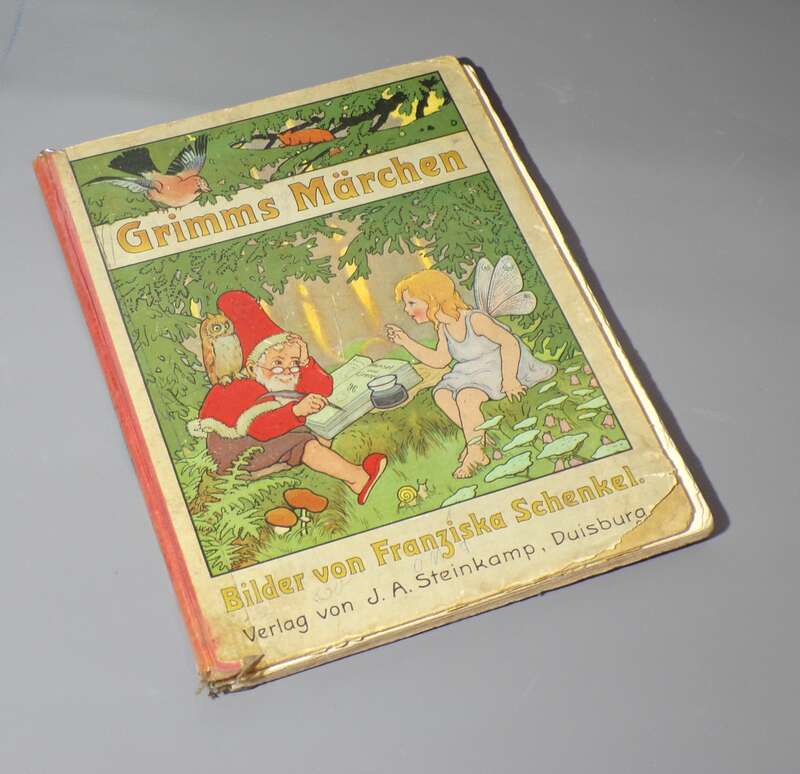 Grimms Märchen Bilder von Franziska Schenkel Steinkamp 1930er Buch