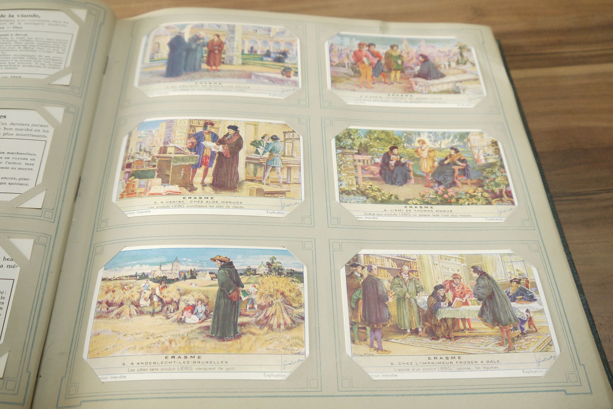 Chromo Album ca 50 Seiten 300 Karten Liebig Sammelbilder