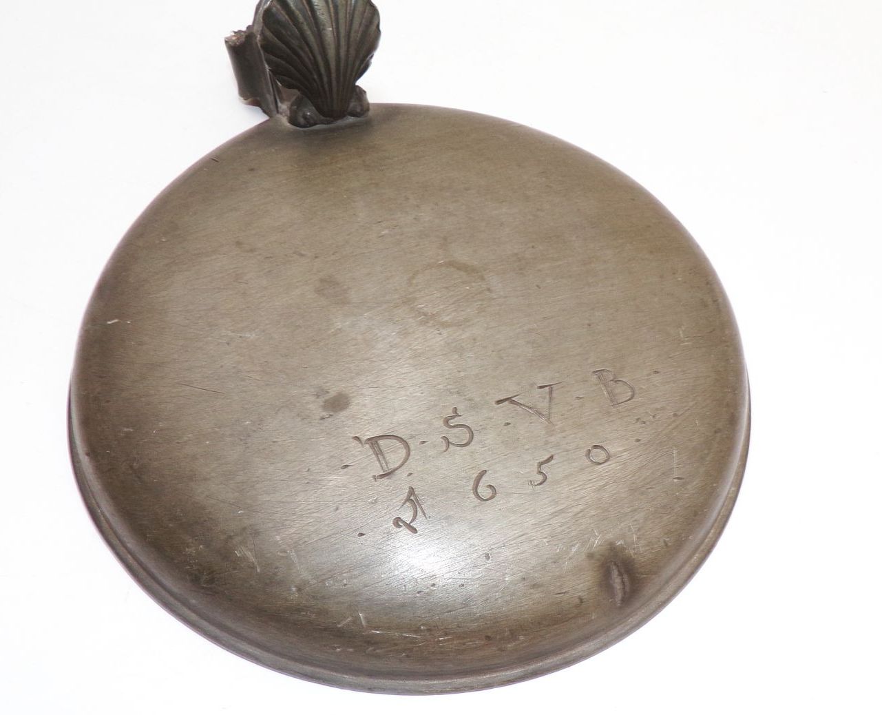 Alter Zinndeckel lose Ersatz DSVB 1650 Alter Zinndeckel lose Ersatz DSVB 1650