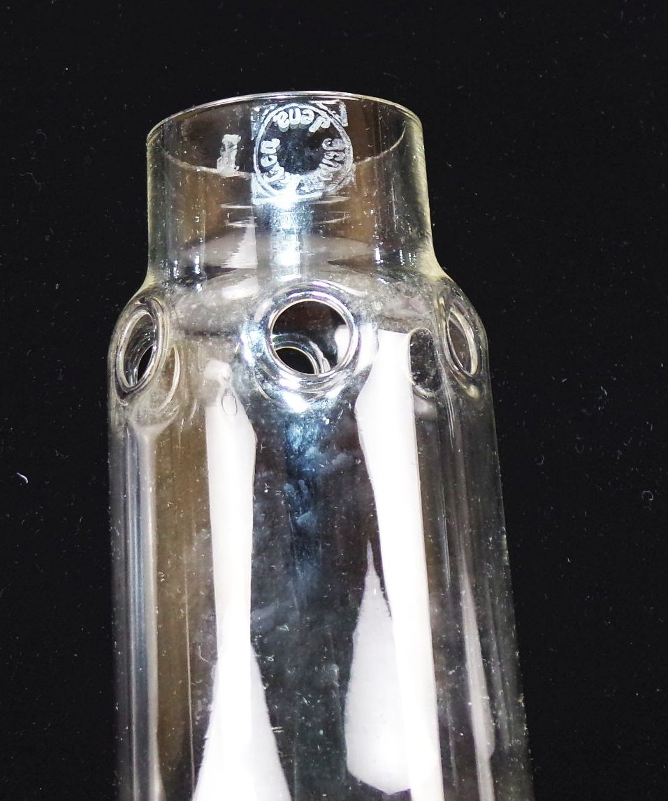Schott Jena Lampenglas Zylinderglas Brenner Petroleumlampe Ersatzglas