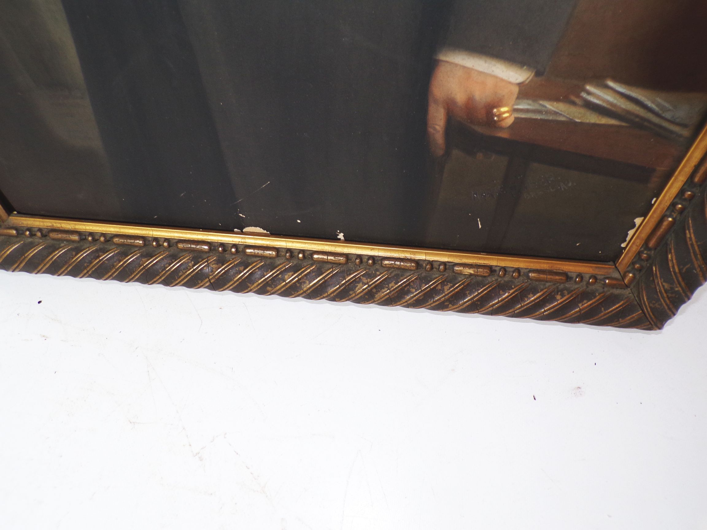 Alte Fotografien Persönlichkeiten Adel 1910 Bilderrahmen Ordensspange Foto Müller Breslau