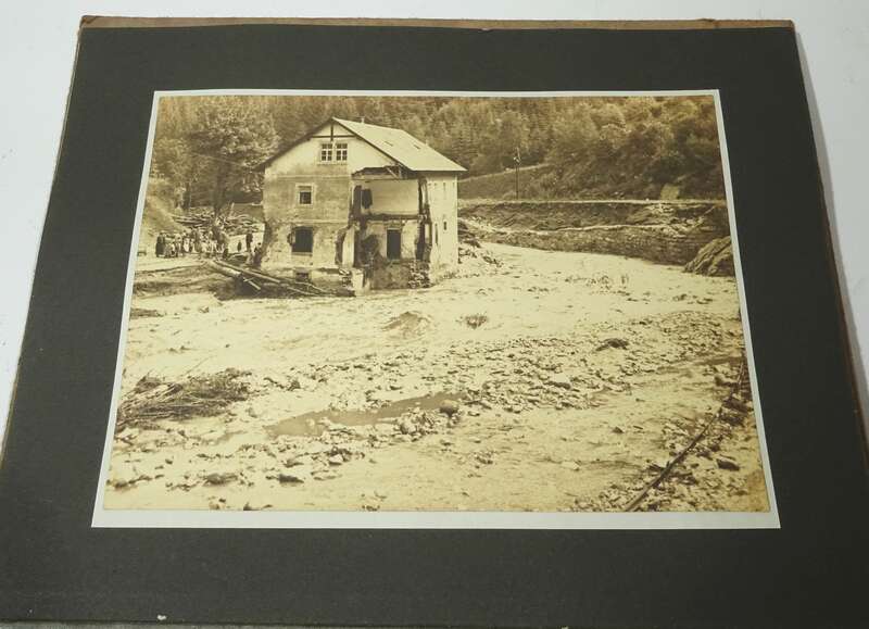 Fotoalbum Hochwasser Katastrophe wohl Bad Gottleuba - Berggießhübel 1927