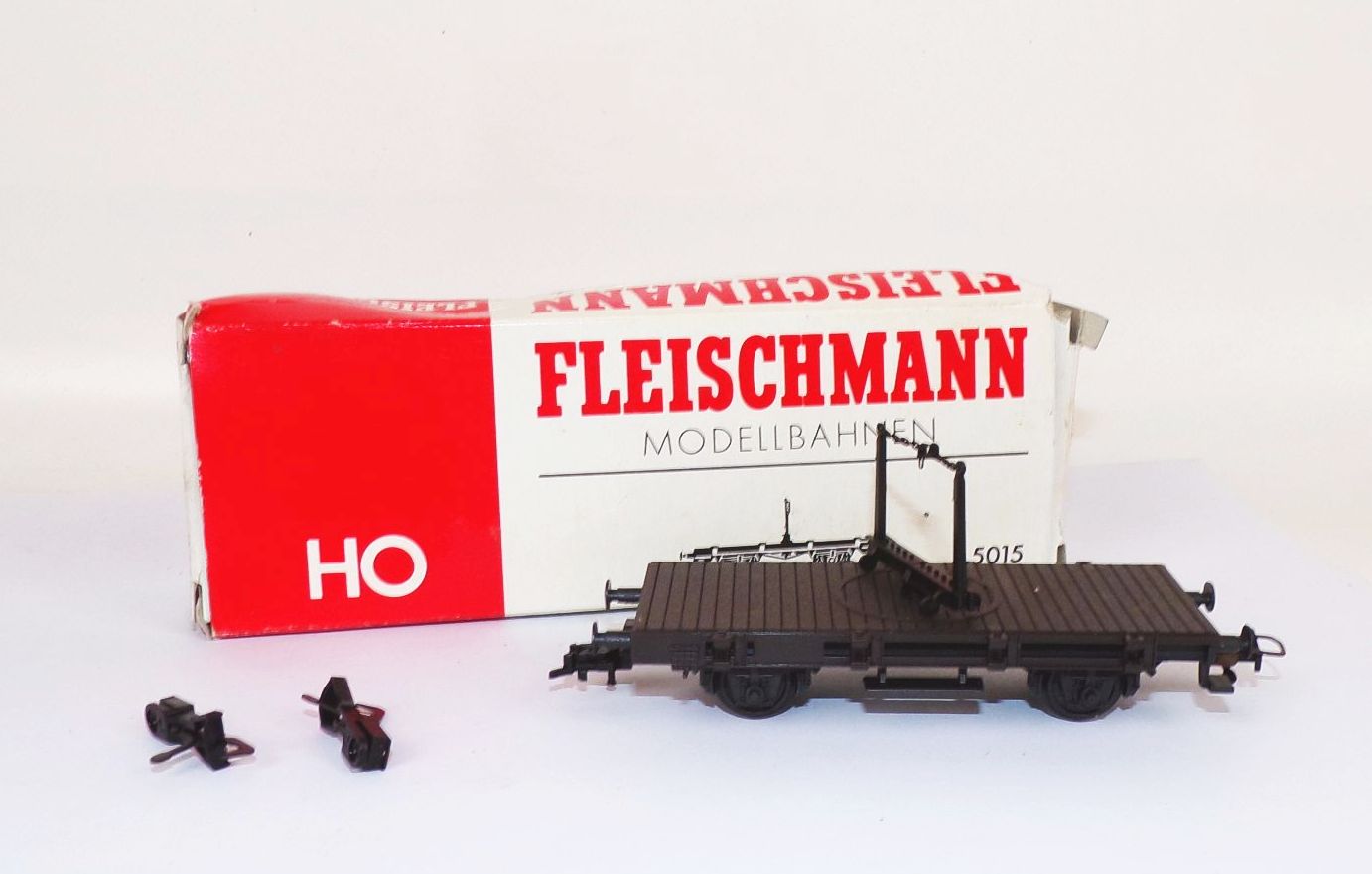 Fleischmann 5015 Drehschemelwagen Spur H0 in OVP