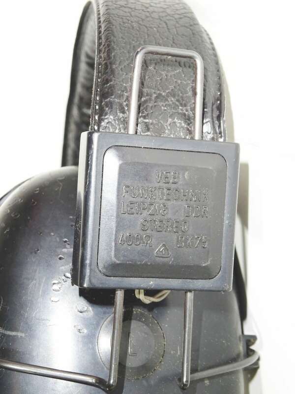 DDR Kopfhörer 400 Ohm DK 75 VEB Funktechnik Leipzig vintage