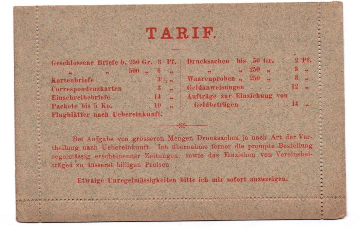 Ganzsache Faltbrief Brief Beförderung Courier Görlitz Privatpost Ganzsache Faltbrief Brief Beförderung Courier Görlitz Privatpost