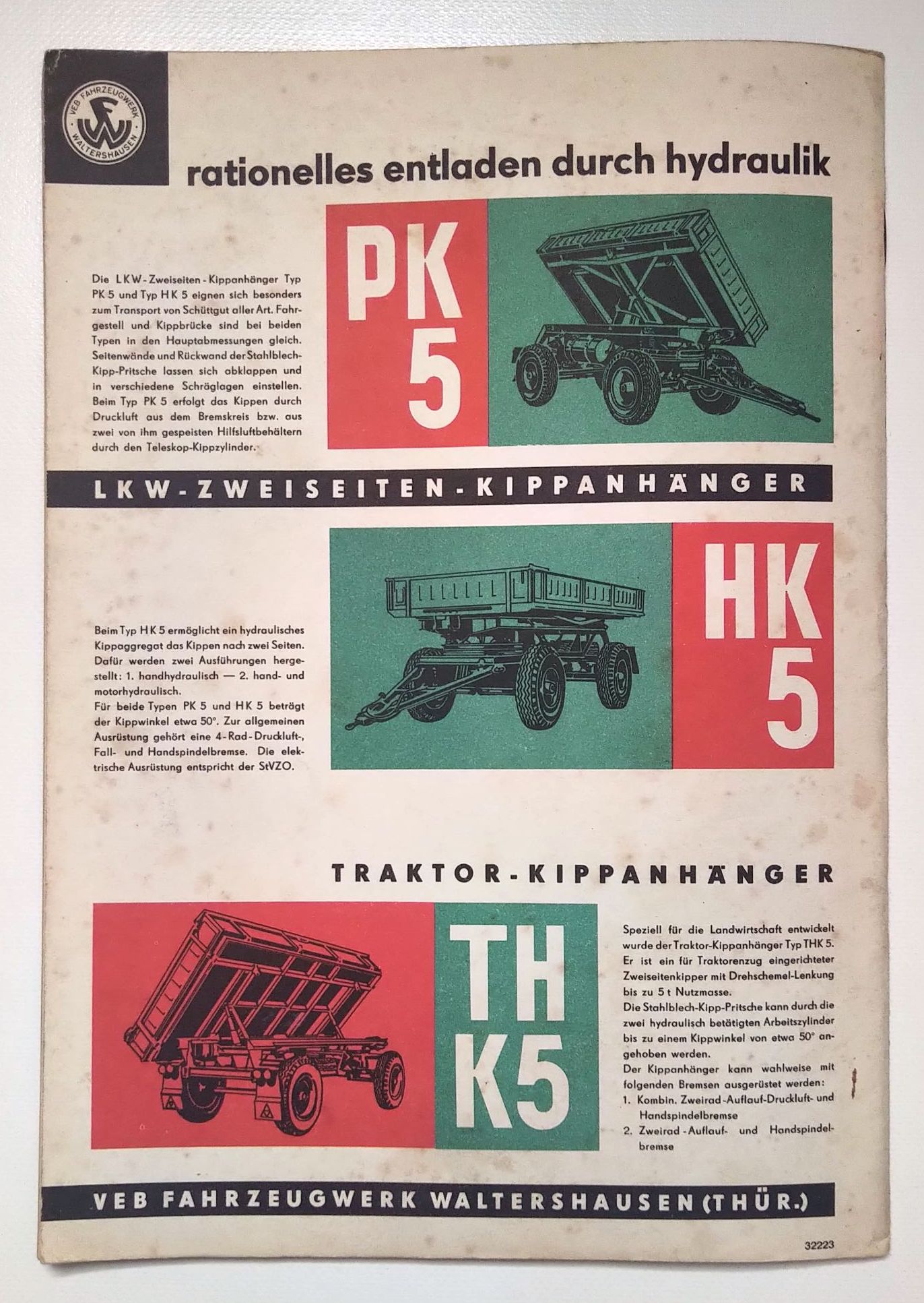 Kraftfahrzeugtechnik Zeitschrift DDR 1964 Nr 11 Multicar 22 Typ M Muldenkipper Kraftfahrzeugtechnik Zeitschrift DDR 1964 Nr 11 Multicar 22 Typ M Muldenkipper