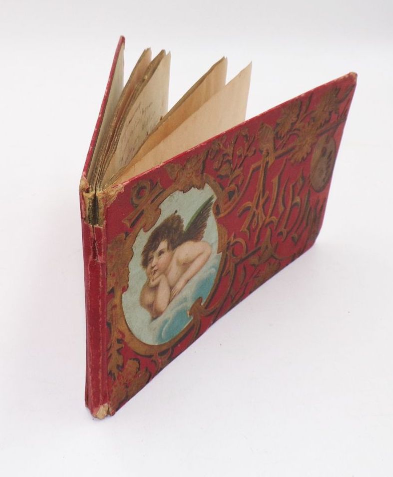 Altes Poesiealbum mit Oblaten 1910 Neukirch Altes Poesiealbum mit Oblaten 1910 Neukirch