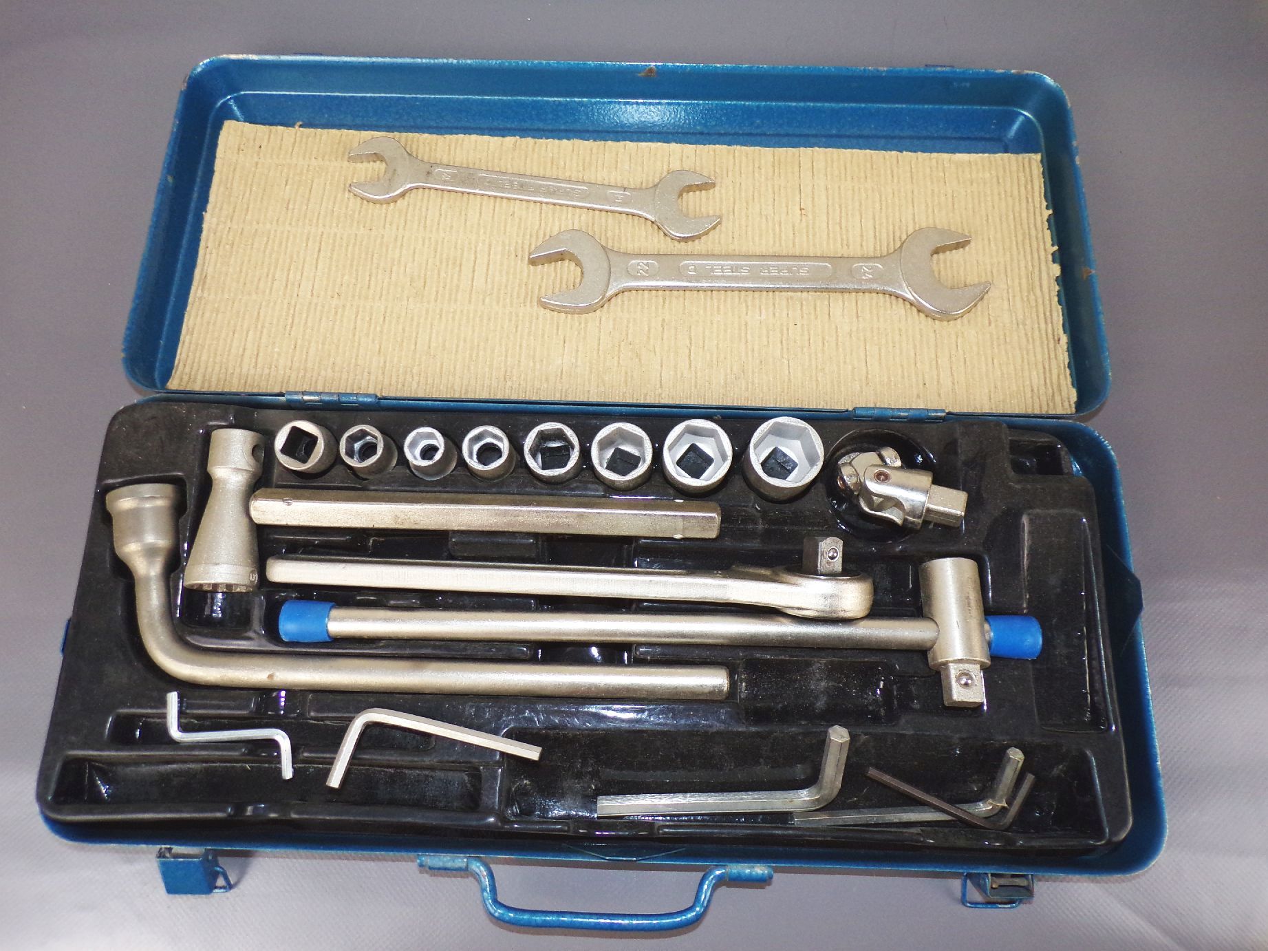 Smalcalda Nusskasten Steckschlüsselkasten 21 teilig DDR Werkzeug Smalcalda Nusskasten Steckschlüsselkasten 21 teilig DDR Werkzeug
