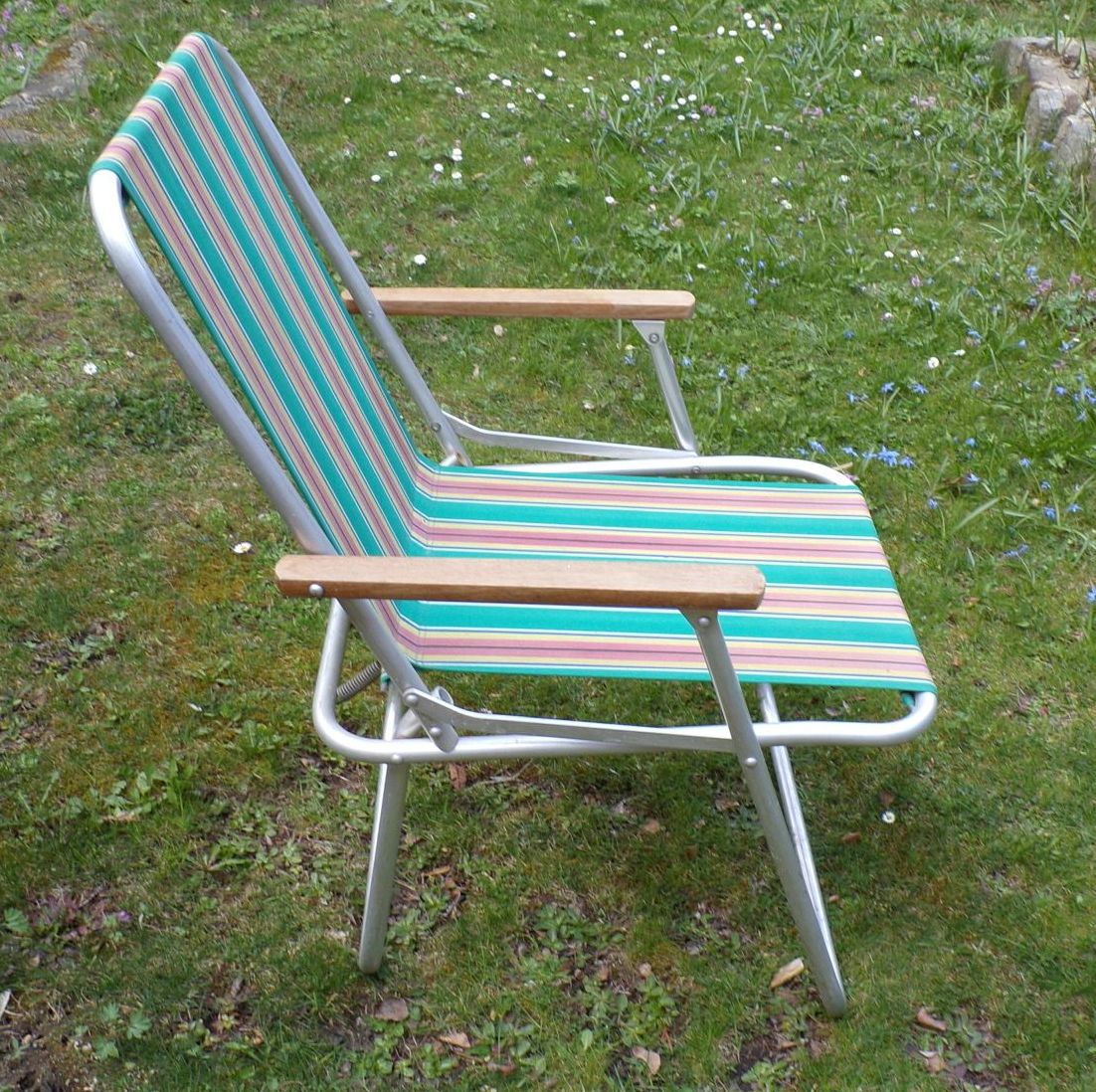 Alter Campingstuhl Klappstuhl DDR
